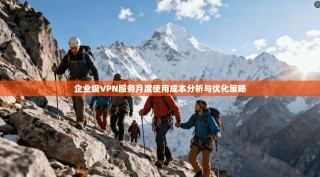 企业级VPN服务月度使用成本分析与优化策略