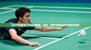 iOS平台最佳VPN应用推荐，安全、稳定与隐私保护的综合指南