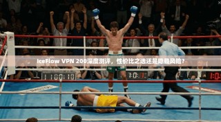 IceFlow VPN 200深度测评，性价比之选还是隐藏风险？
