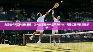 免流技术背后的隐形通道，为什么某些APP显示为VPN？网络工程师的深度解析