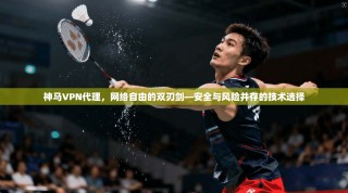 神马VPN代理，网络自由的双刃剑—安全与风险并存的技术选择