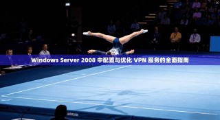Windows Server 2008 中配置与优化 VPN 服务的全面指南