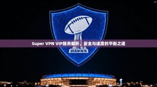 Super VPN VIP服务解析，安全与速度的平衡之道