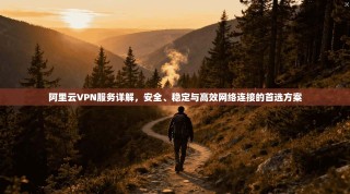 阿里云VPN服务详解，安全、稳定与高效网络连接的首选方案