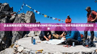 企业级网络环境下如何安全部署VPN访问Facebook—技术与合规并重的实践指南