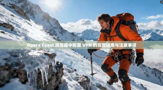 Opera Coast 浏览器中配置 VPN 的完整指南与注意事项