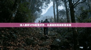 深入解析VPN配置文件，从基础到高级配置实践