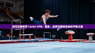 如何正确使用 Taoist VPN，安全、合规与网络自由的平衡之道