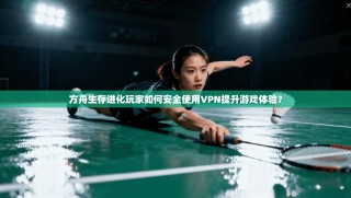 方舟生存进化玩家如何安全使用VPN提升游戏体验？