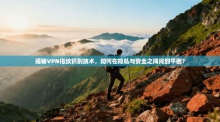 揭秘VPN指纹识别技术，如何在隐私与安全之间找到平衡？