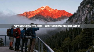 VPN网站证书无效？别慌！网络工程师教你如何排查与修复