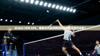 Global VPN APK，便捷访问全球网络的利器还是潜在风险？