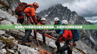 企业级VPN申请与注册全流程详解，从需求评估到安全部署