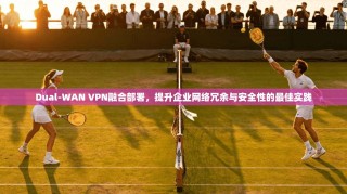 Dual-WAN VPN融合部署，提升企业网络冗余与安全性的最佳实践