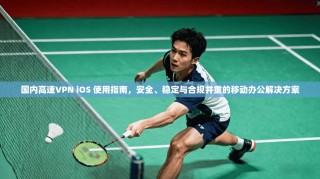 国内高速VPN iOS 使用指南，安全、稳定与合规并重的移动办公解决方案