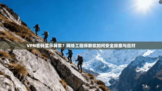 VPN密码显示异常？网络工程师教你如何安全排查与应对