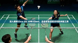 深入解析Cisco SSL VPN Client，企业安全远程访问的关键工具