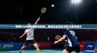 警惕91VPN免费账号陷阱，网络安全隐患与合法使用建议