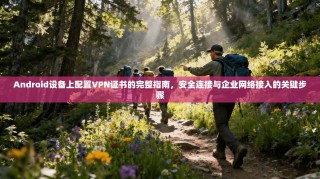 Android设备上配置VPN证书的完整指南，安全连接与企业网络接入的关键步骤