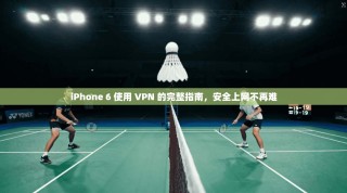 iPhone 6 使用 VPN 的完整指南，安全上网不再难