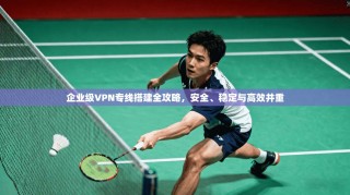 企业级VPN专线搭建全攻略，安全、稳定与高效并重