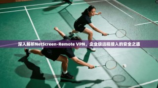 深入解析NetScreen-Remote VPN，企业级远程接入的安全之道