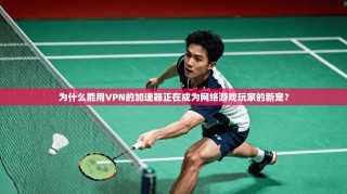 为什么能用VPN的加速器正在成为网络游戏玩家的新宠？
