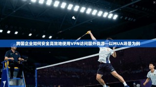 跨国企业如何安全高效地使用VPN访问国外资源—以MUA场景为例