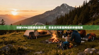 详解VPN远程路由器设置，安全访问家庭网络的终极指南