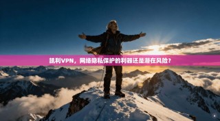 凯利VPN，网络隐私保护的利器还是潜在风险？