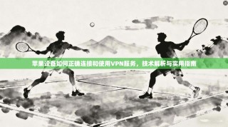 苹果设备如何正确连接和使用VPN服务，技术解析与实用指南