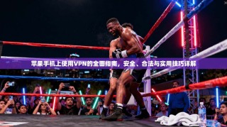 苹果手机上使用VPN的全面指南，安全、合法与实用技巧详解
