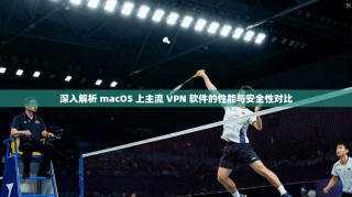 深入解析 macOS 上主流 VPN 软件的性能与安全性对比