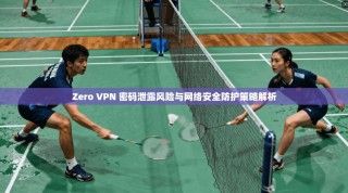 Zero VPN 密码泄露风险与网络安全防护策略解析