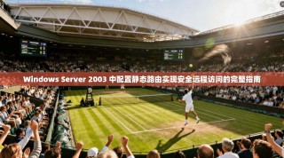Windows Server 2003 中配置静态路由实现安全远程访问的完整指南
