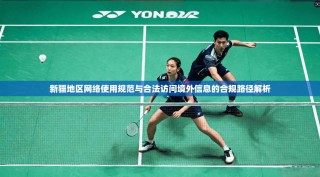 新疆地区网络使用规范与合法访问境外信息的合规路径解析
