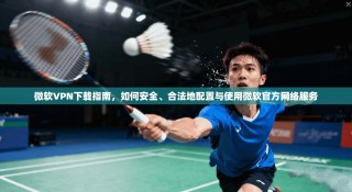 微软VPN下载指南，如何安全、合法地配置与使用微软官方网络服务