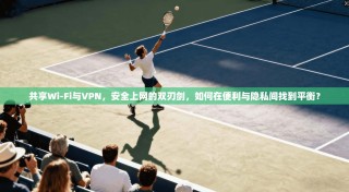 共享Wi-Fi与VPN，安全上网的双刃剑，如何在便利与隐私间找到平衡？
