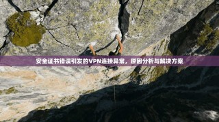 安全证书错误引发的VPN连接异常，原因分析与解决方案