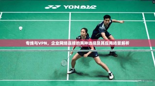 专线与VPN，企业网络连接的两种选择及其应用场景解析