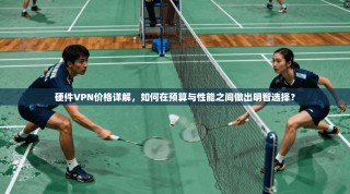 硬件VPN价格详解，如何在预算与性能之间做出明智选择？