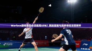 Warface游戏是否必须使用VPN？网络策略与玩家体验深度解析
