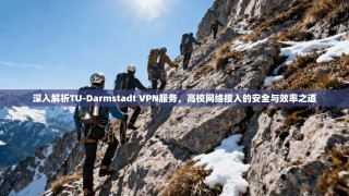 深入解析TU-Darmstadt VPN服务，高校网络接入的安全与效率之道