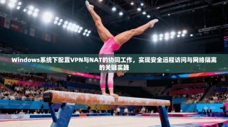Windows系统下配置VPN与NAT的协同工作，实现安全远程访问与网络隔离的关键实践