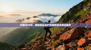 代理与VPN，网络隐私保护的两种技术路径解析