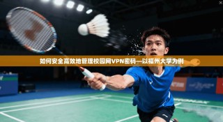 如何安全高效地管理校园网VPN密码—以福州大学为例