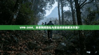 VPN-2050，未来网络隐私与安全的终极解决方案？