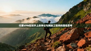 付费VPN在知乎上的争议与网络工程师的理性思考