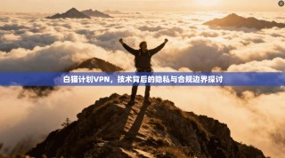 白猫计划VPN，技术背后的隐私与合规边界探讨