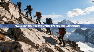 iPhone用户如何正确配置VPN与GPS以保障隐私与定位精度